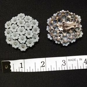 Vintage clip on earrings